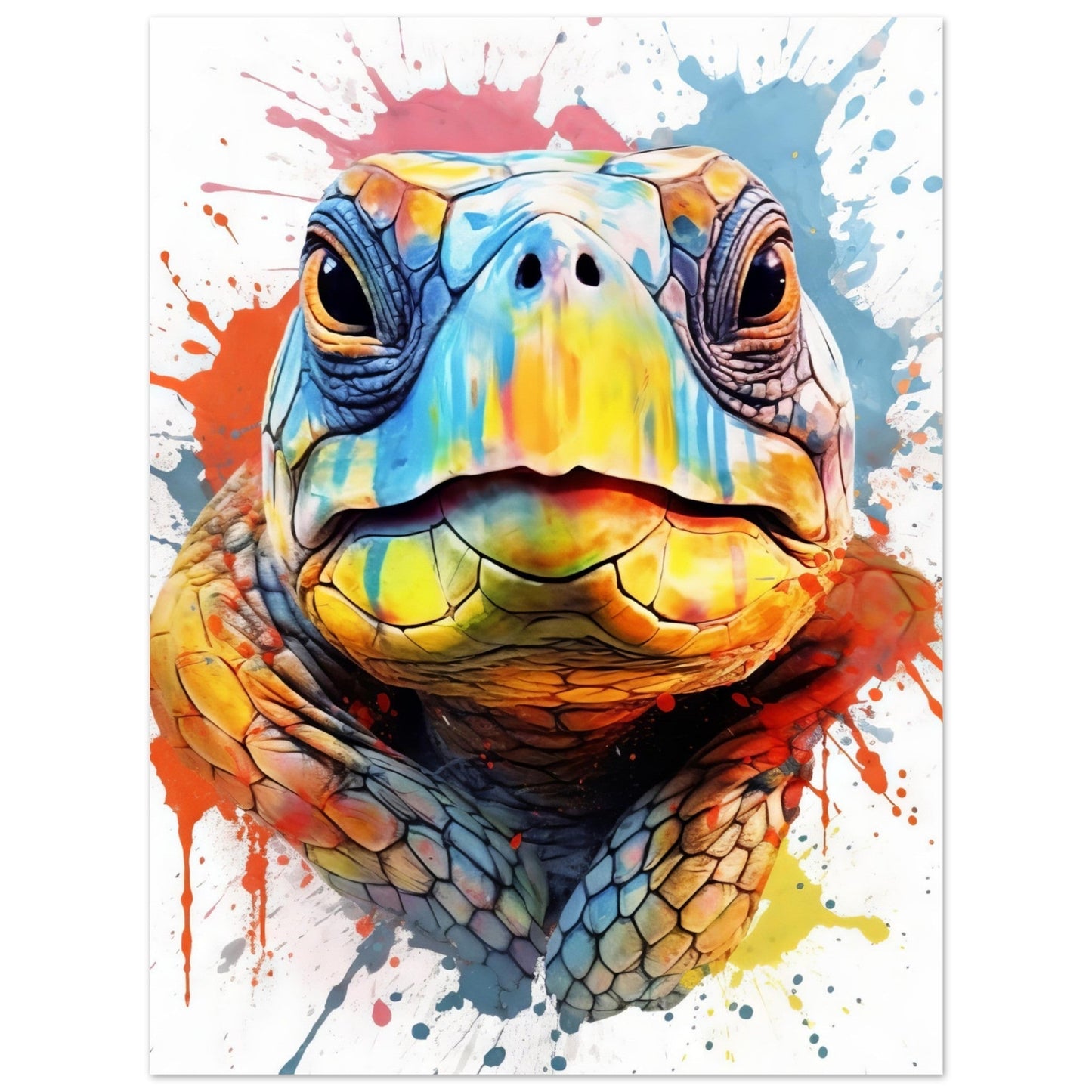 Schildkröte Pop-Art (TURTLE07)