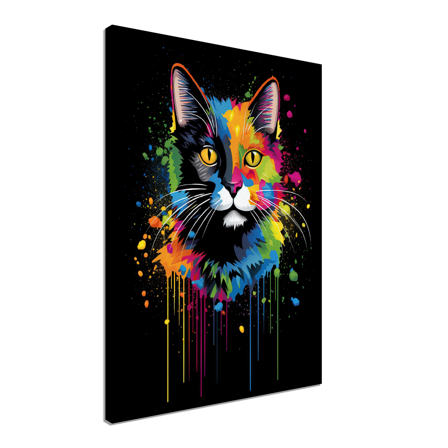 Domestic cat pop art (CAT04)
