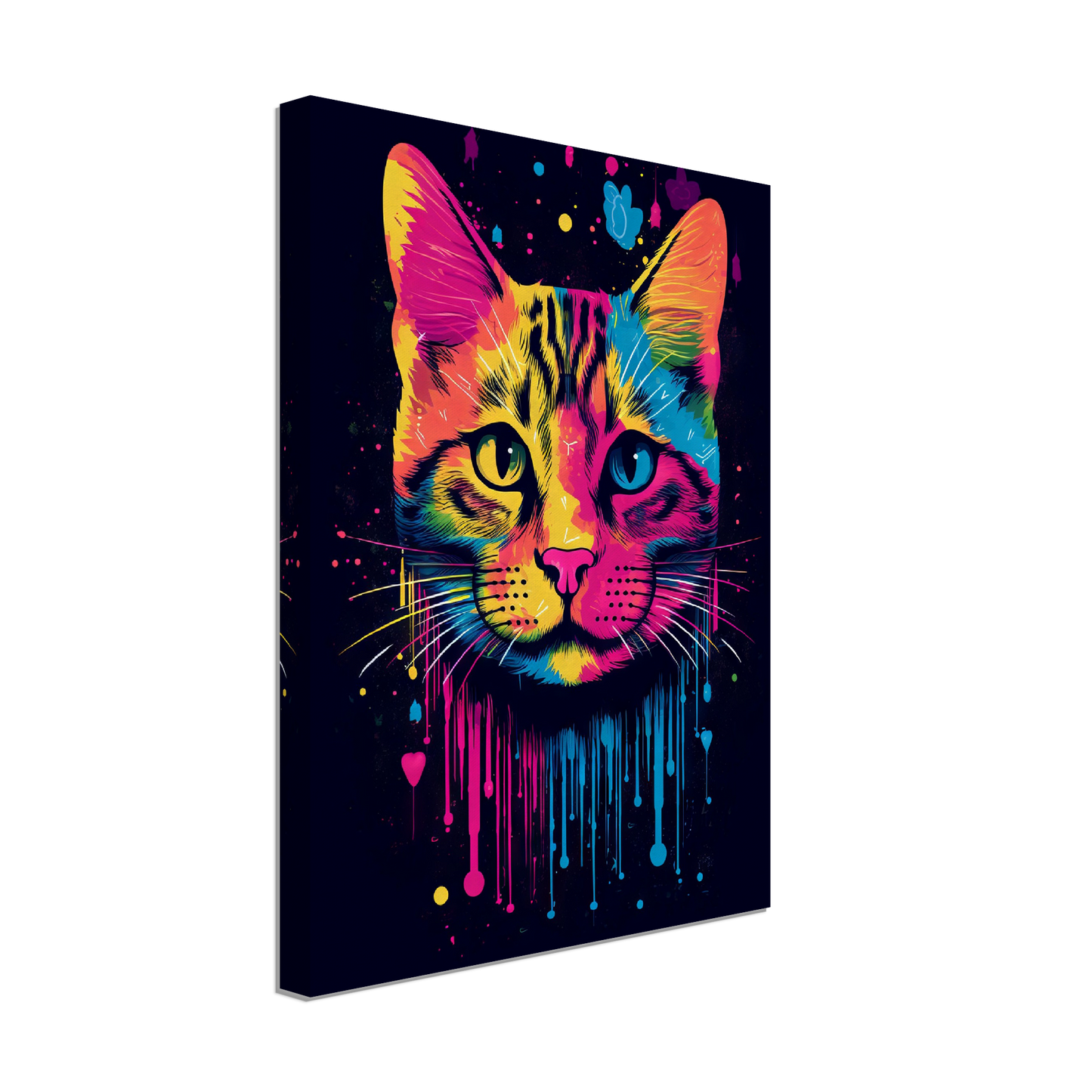 Katze (Hauskatze) Pop-Art (CAT01)