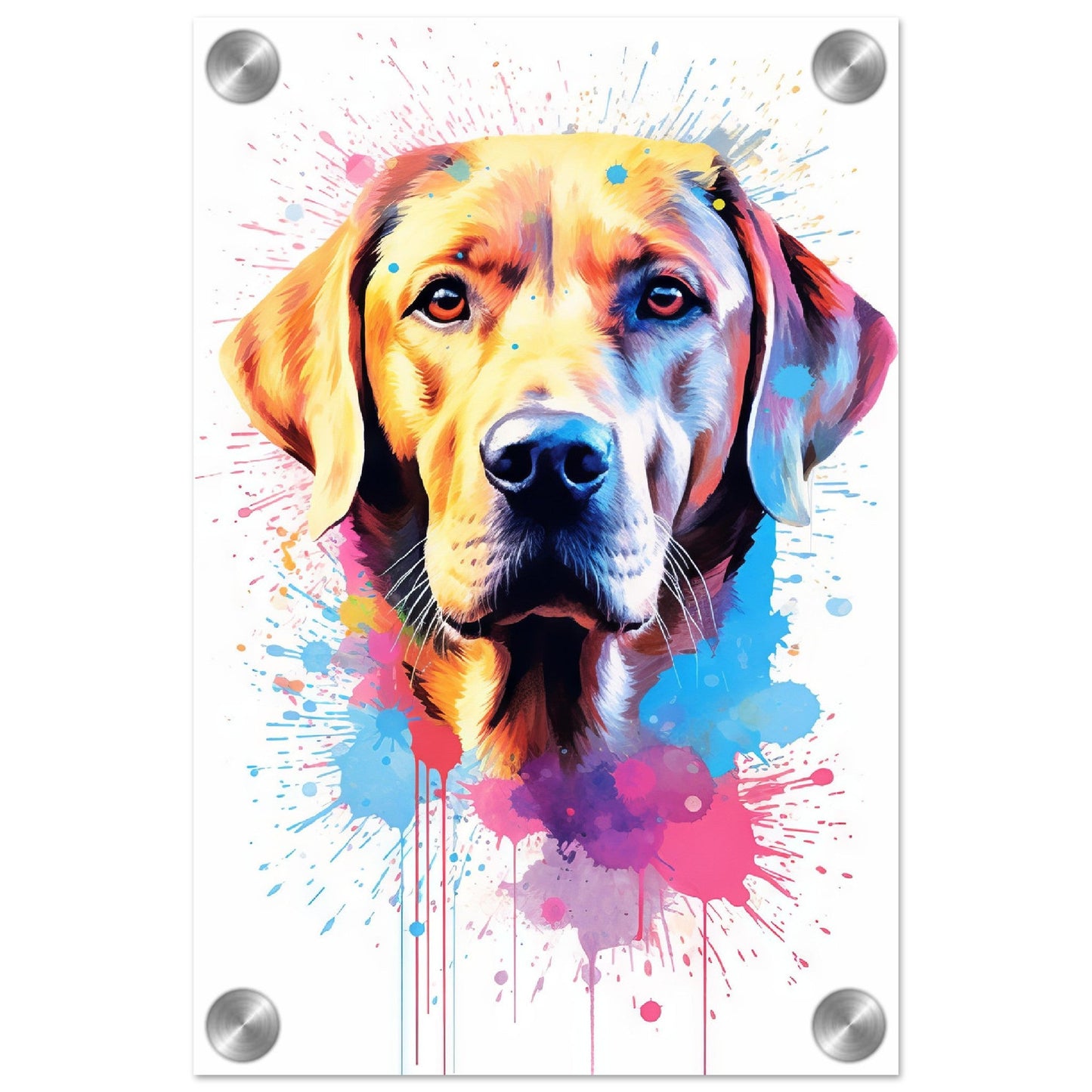 Labrador Hund Pop-Art (DOG05)