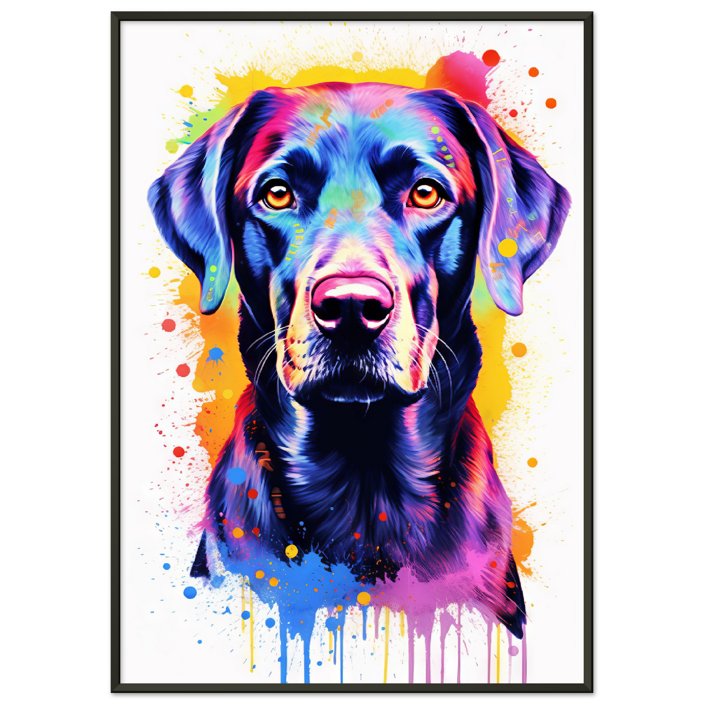 Labrador Hund Pop-Art (DOG06)