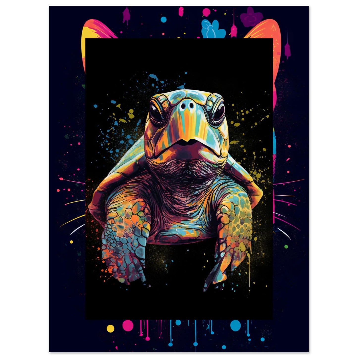 Schildkröte Pop-Art (TURTLE02)