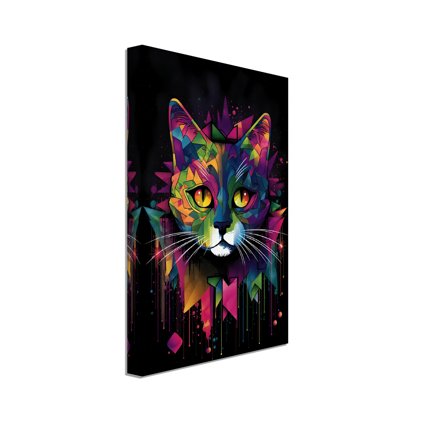 Domestic cat pop art (CAT03)