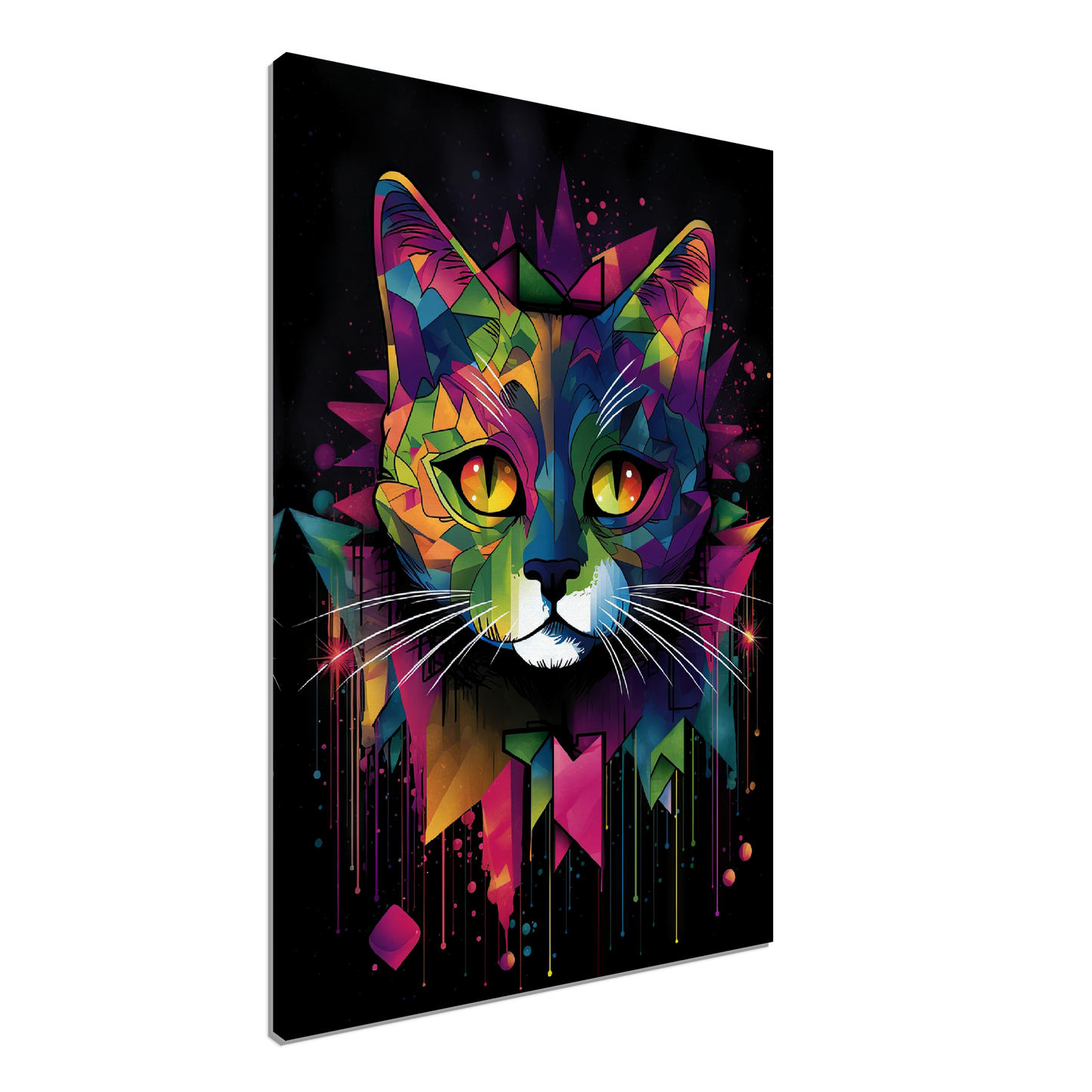 Domestic cat pop art (CAT03)