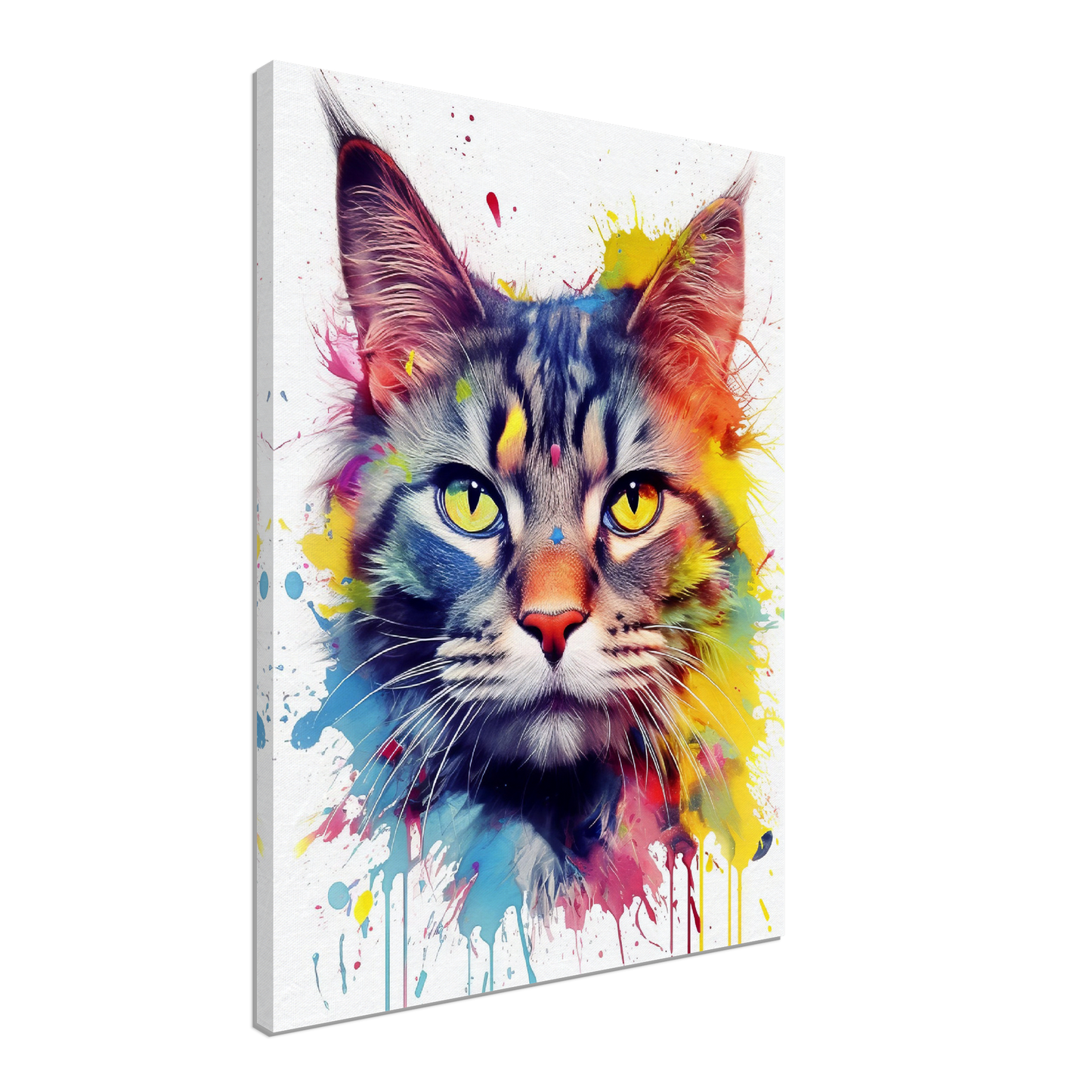 Domestic cat pop art (CAT06)