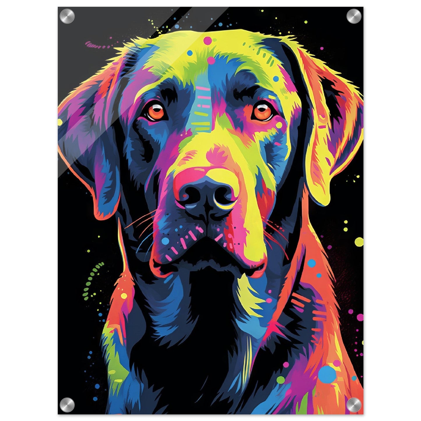 Labrador Hund Pop-Art (DOG03)