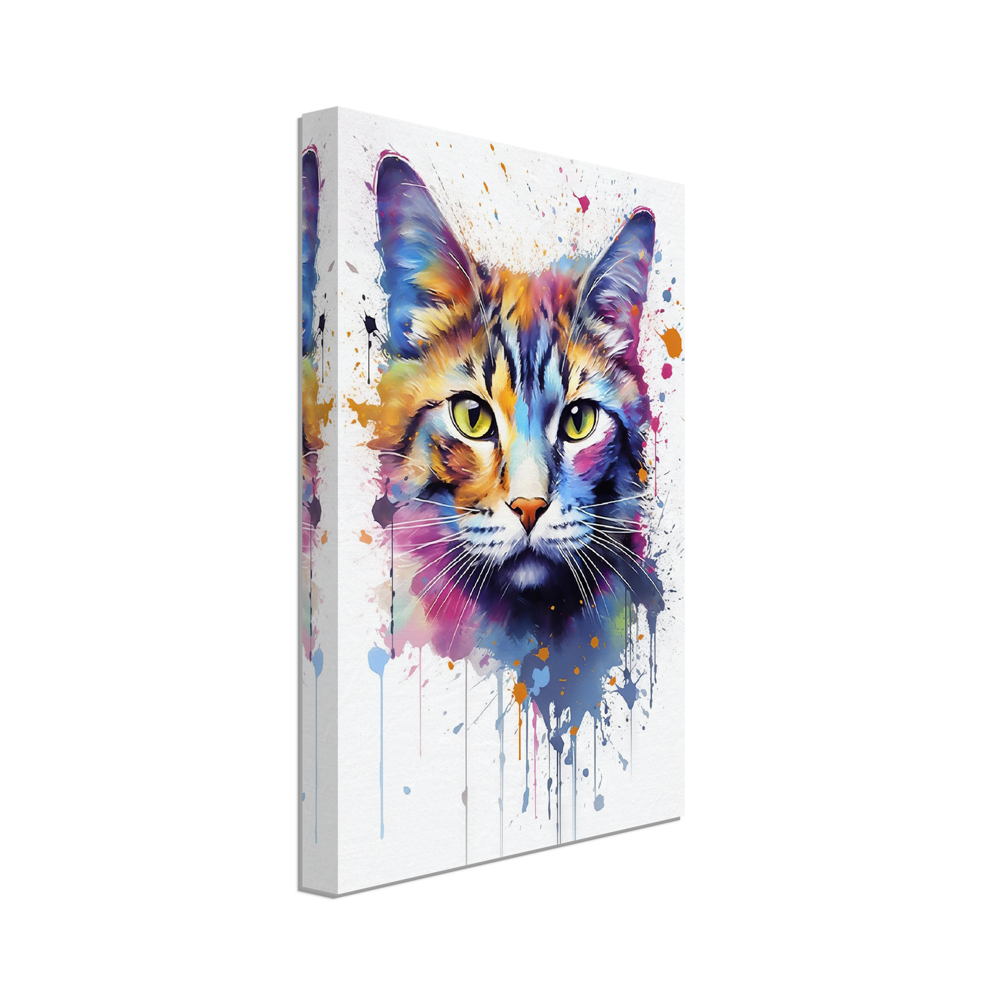 Domestic cat pop art (CAT07)