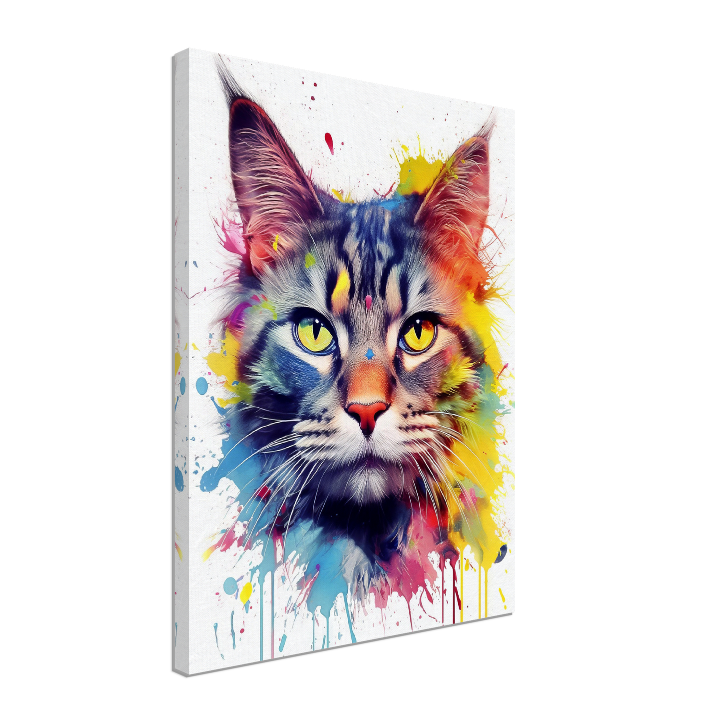 Domestic cat pop art (CAT06)