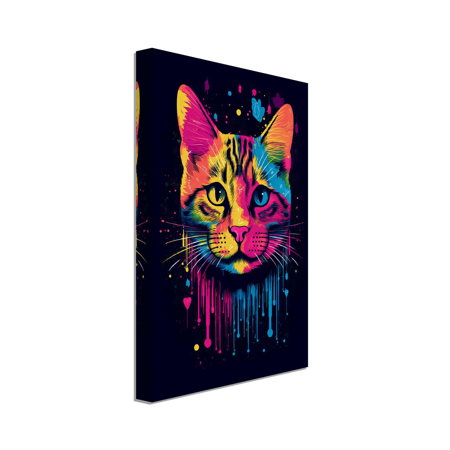 Katze (Hauskatze) Pop-Art (CAT01)