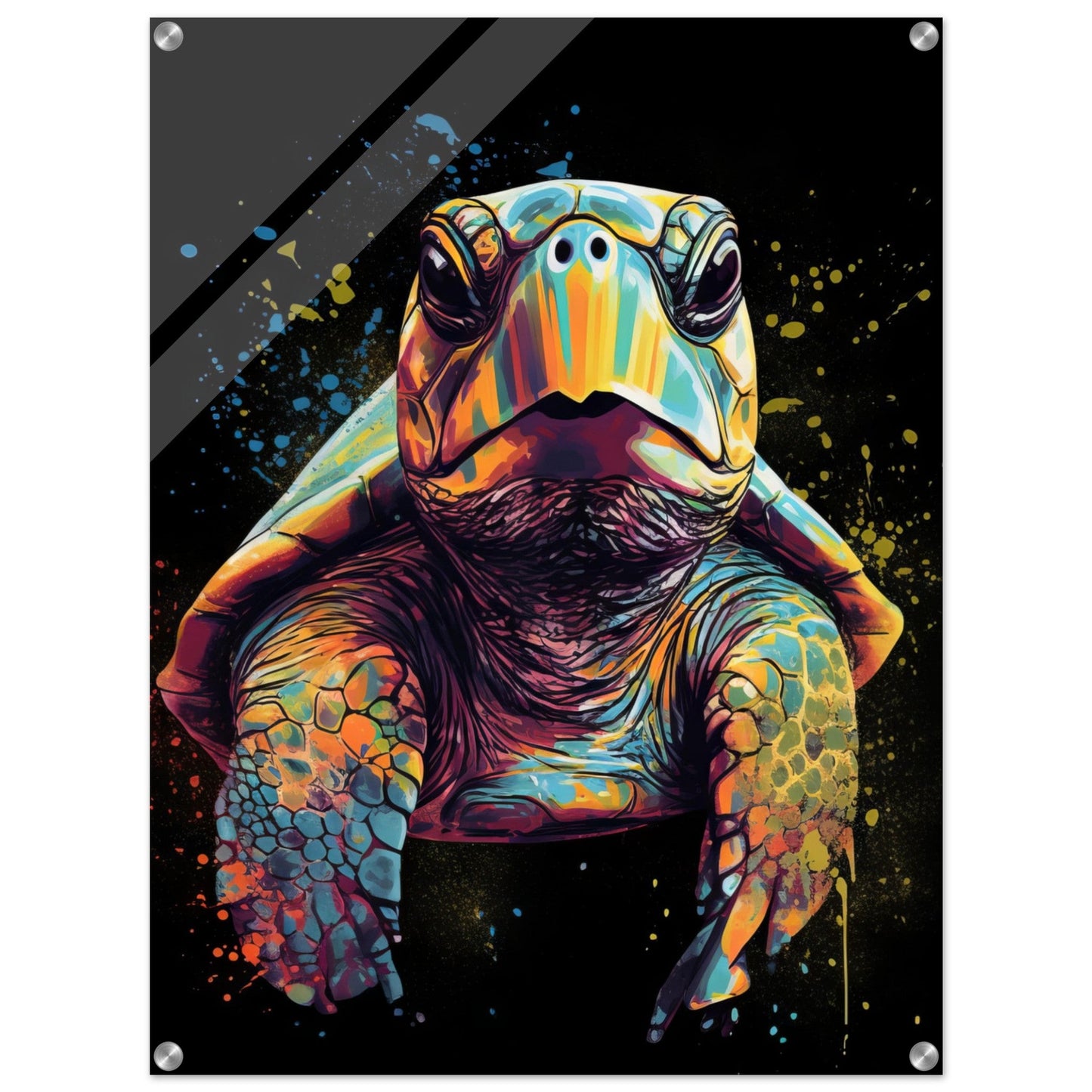 Schildkröte Pop-Art (TURTLE02)