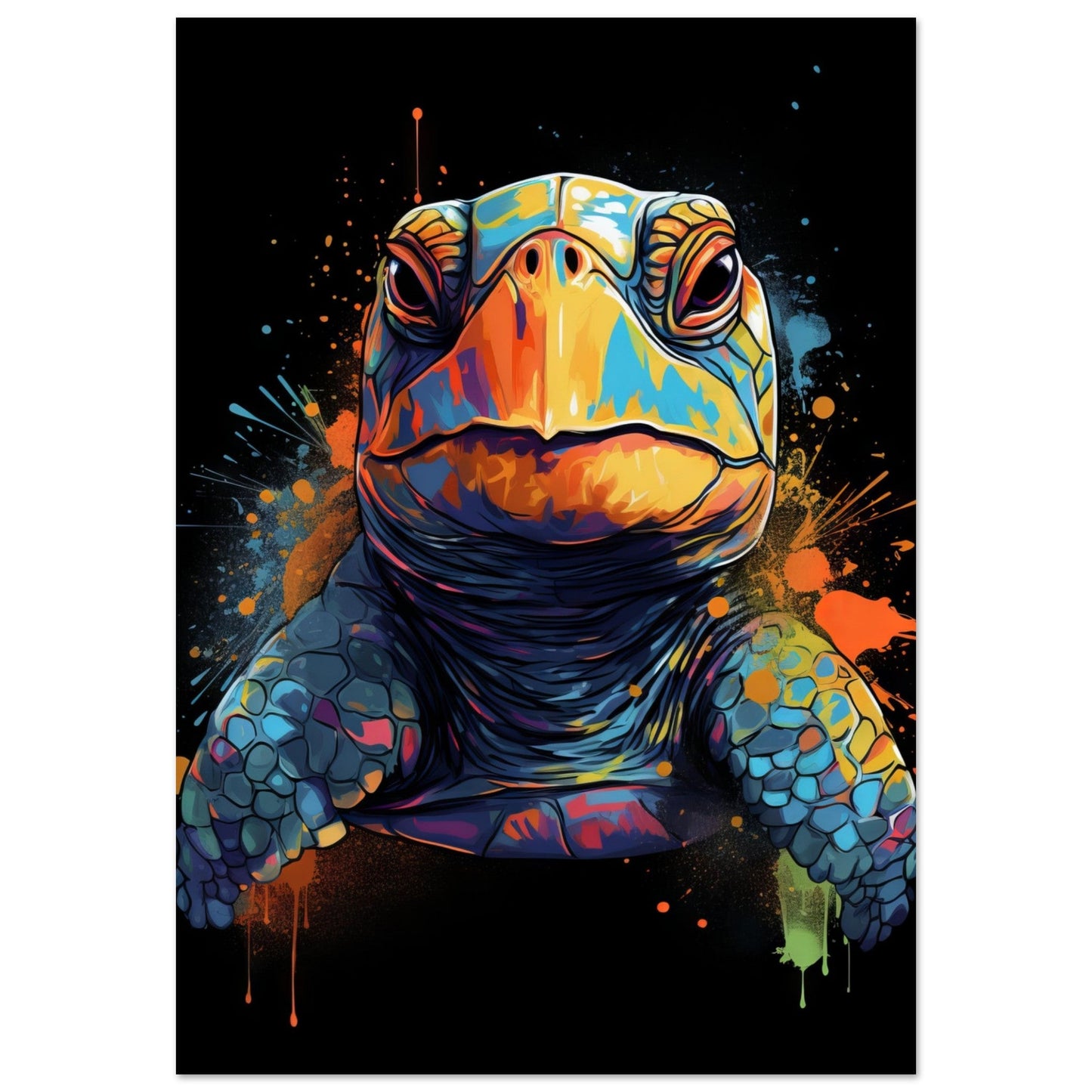 Schildkröte Pop-Art (TURTLE03)