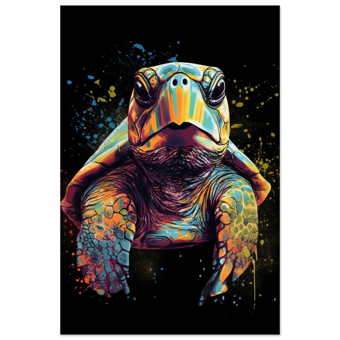 Schildkröte Pop-Art (TURTLE02)