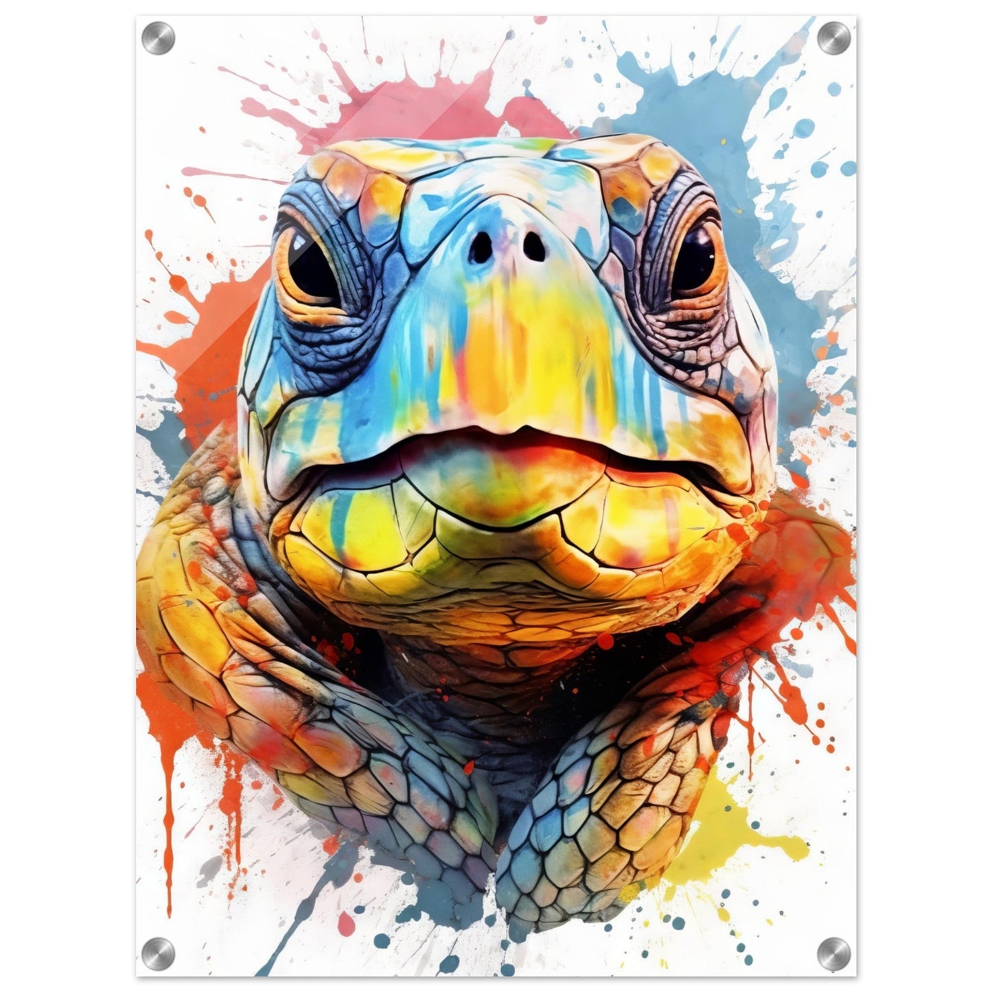 Schildkröte Pop-Art (TURTLE07)