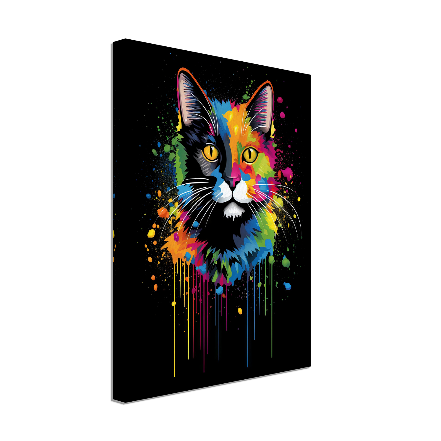 Domestic cat pop art (CAT04)