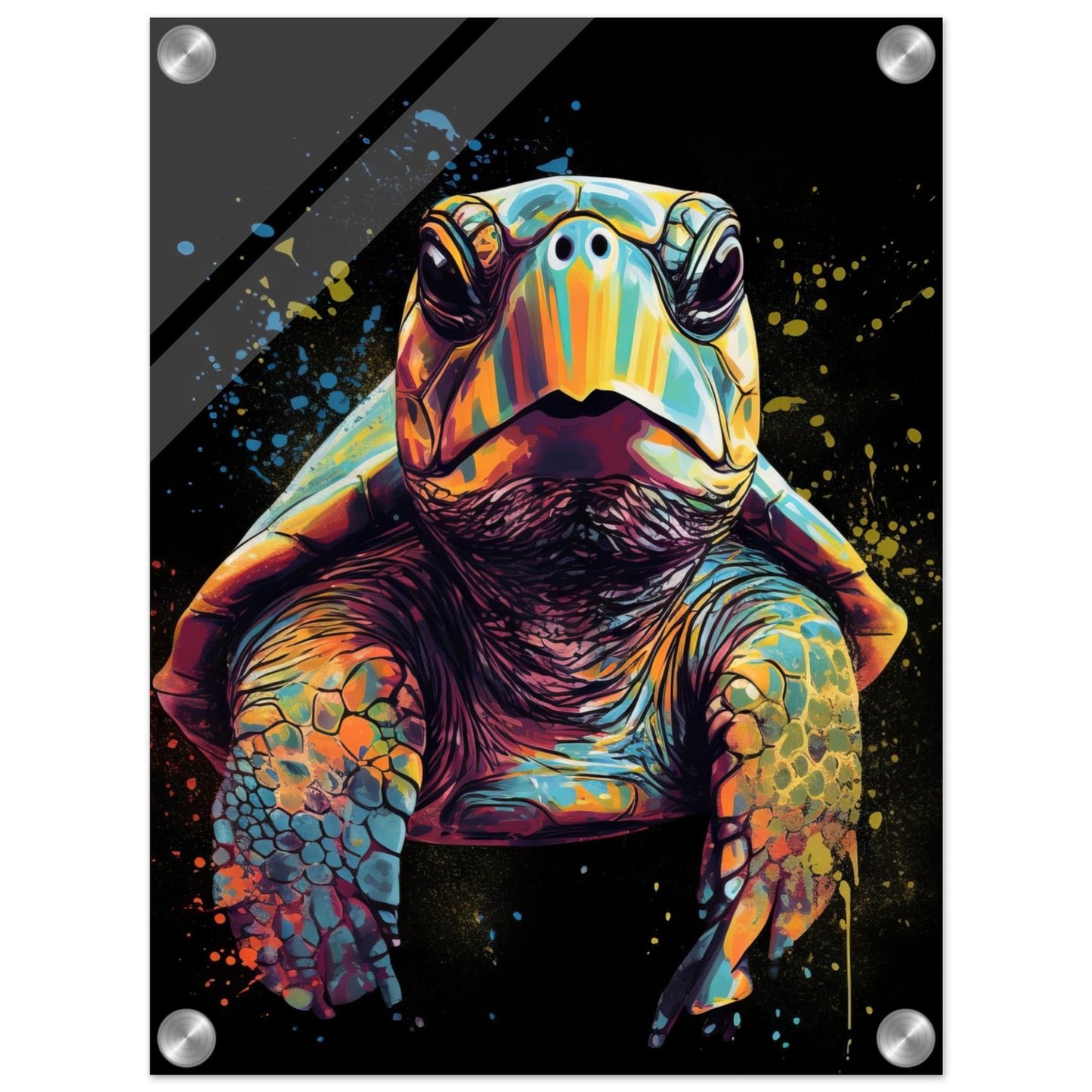 Schildkröte Pop-Art (TURTLE02)
