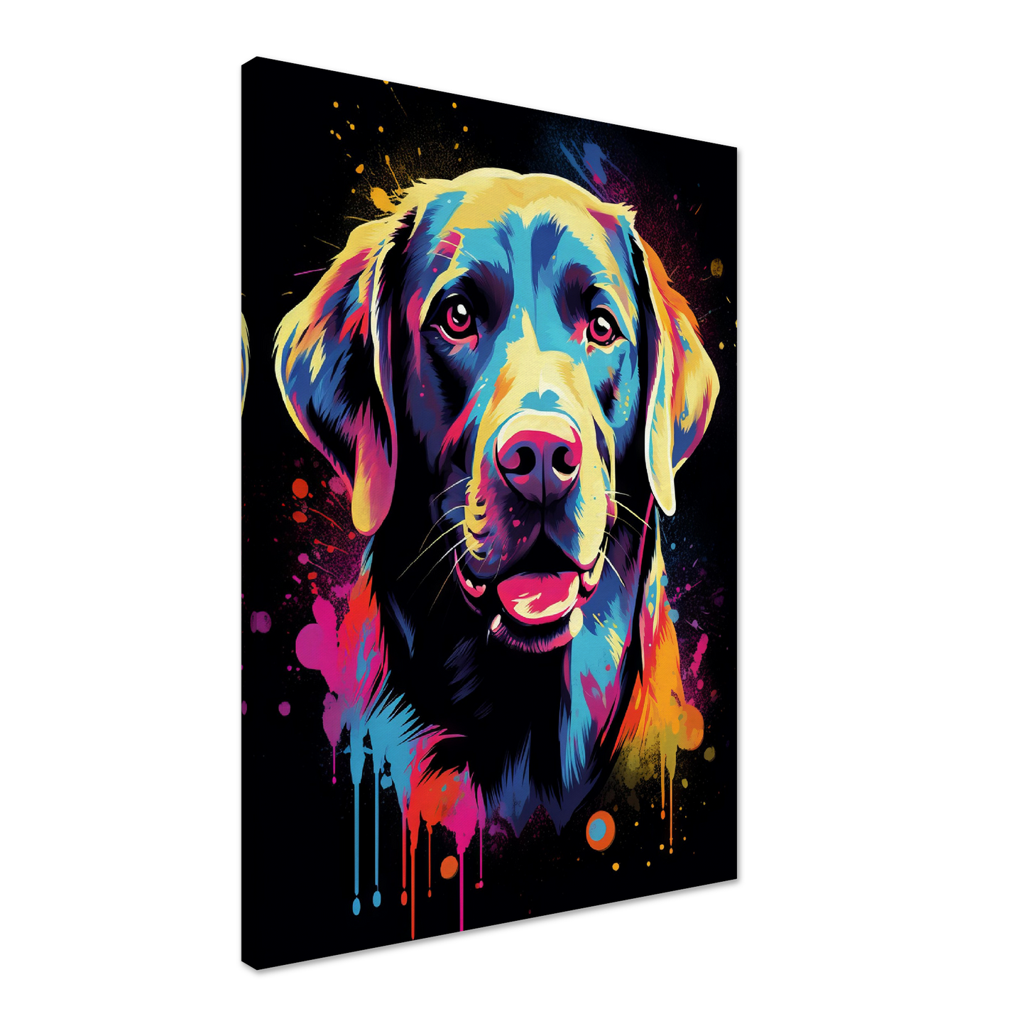 Labrador Hund Pop-Art (DOG01)