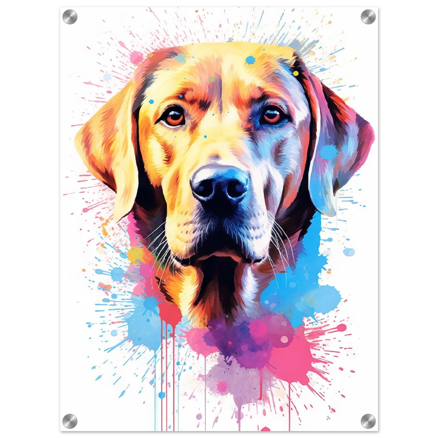 Labrador Hund Pop-Art (DOG05)