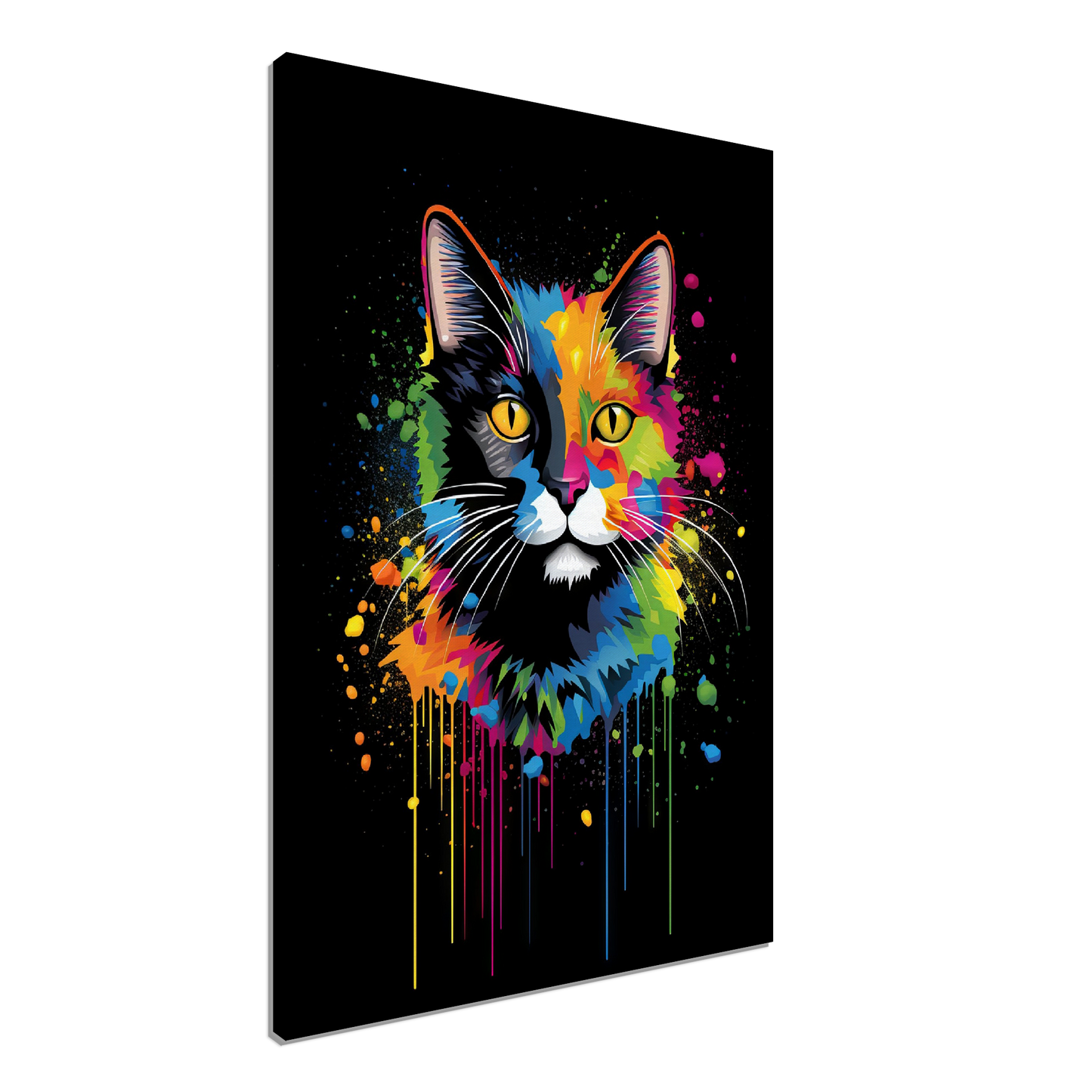 Domestic cat pop art (CAT04)