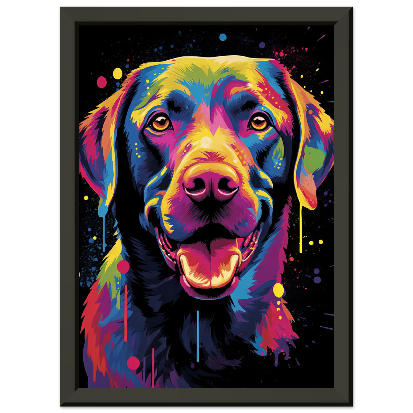 Labrador Hund Pop-Art (DOG04)