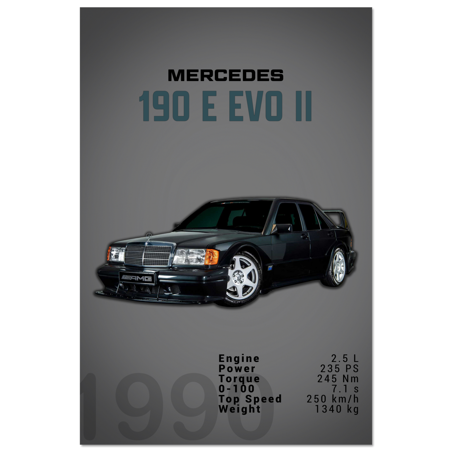 Mercedes 1990 190 E EVO II (BENZ02D)