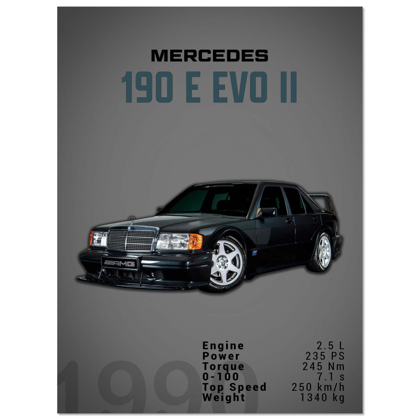 Mercedes 1990 190 E EVO II (BENZ02D)