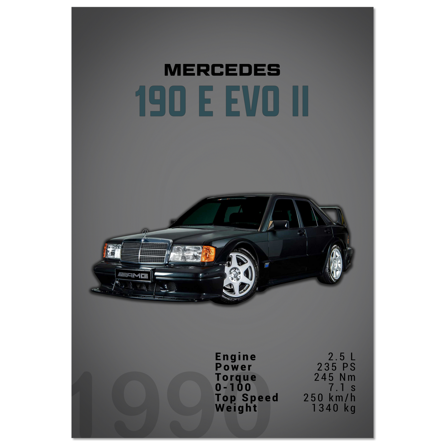 Mercedes 1990 190 E EVO II (BENZ02D)