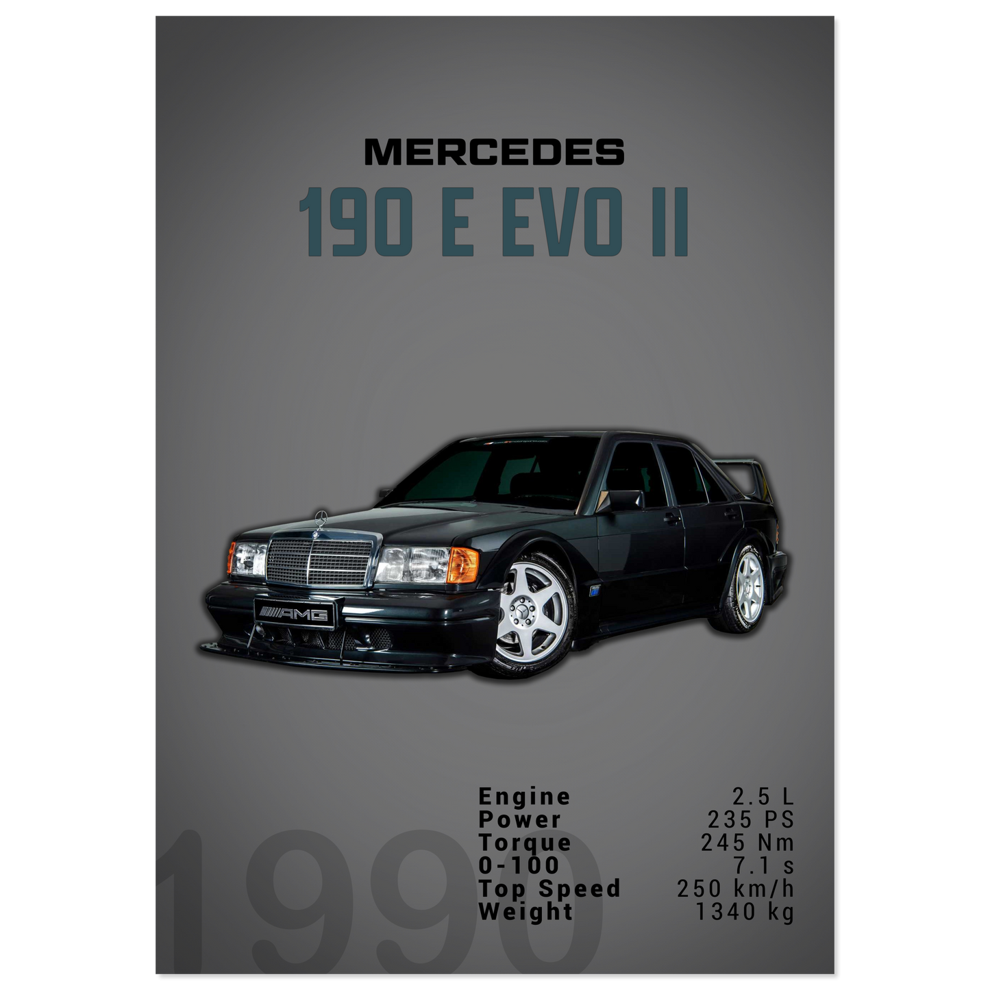 Mercedes 1990 190 E EVO II (BENZ02D)
