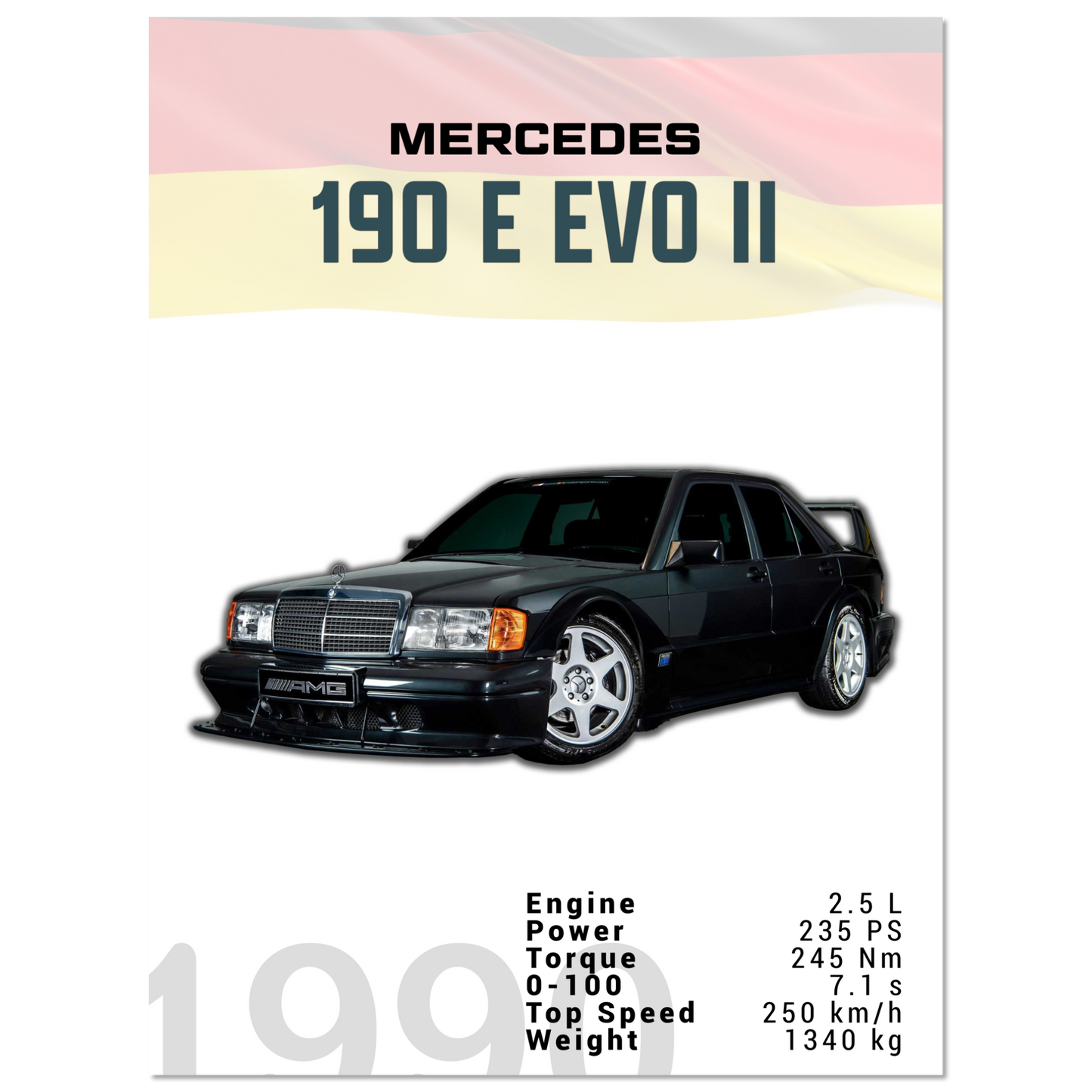 Mercedes 1990 190 E EVO II (BENZ02)