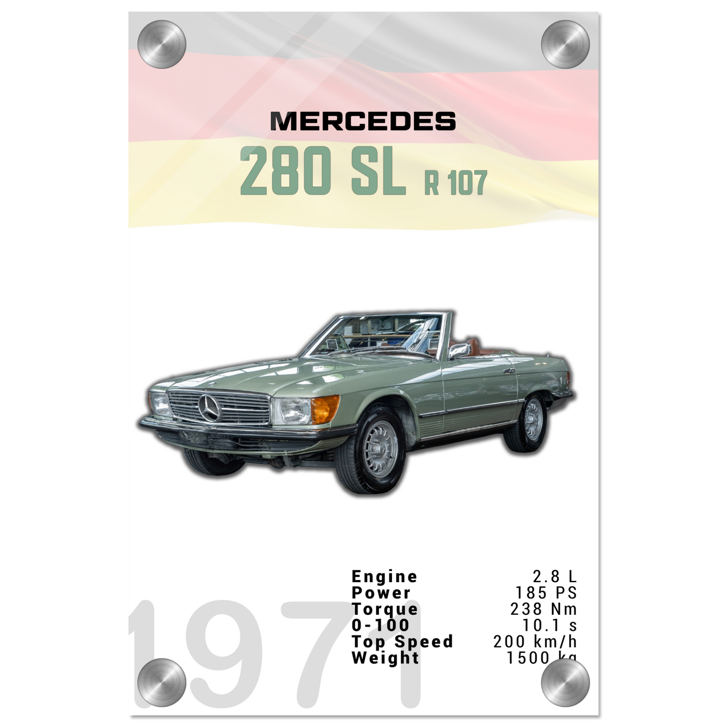 Mercedes 1971 280 SL R107 (BENZ03)