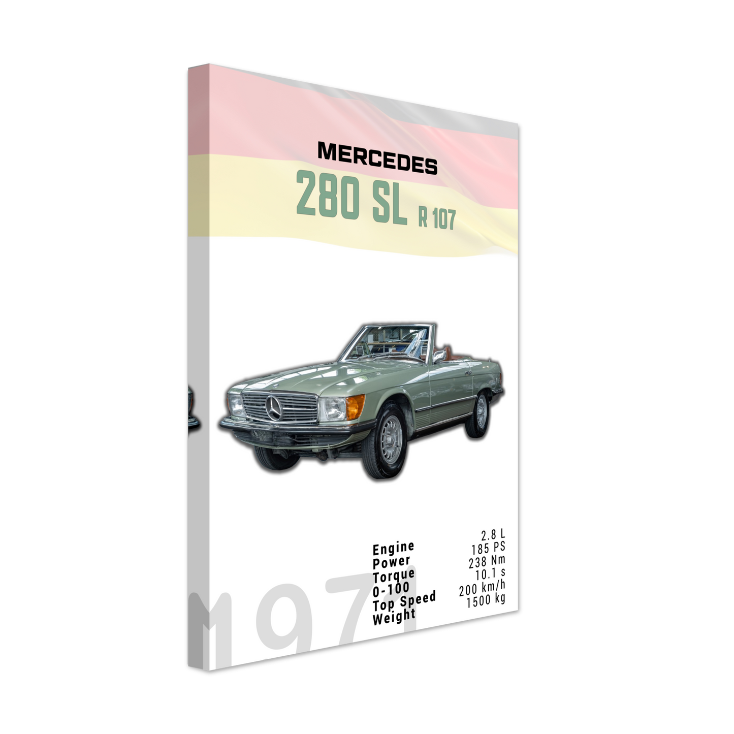 Mercedes 1971 280 SL R107 (BENZ03)