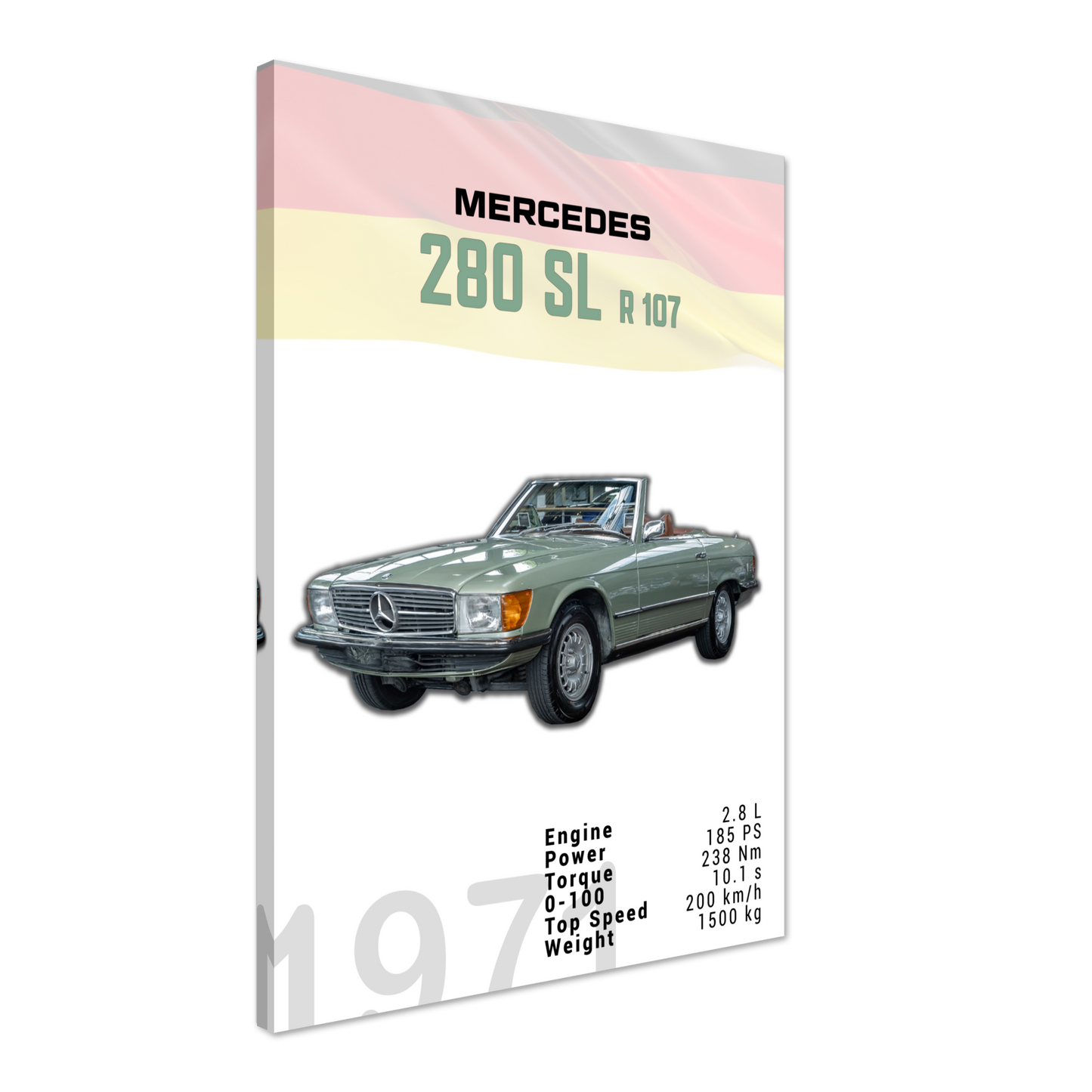 Mercedes 1971 280 SL R107 (BENZ03)
