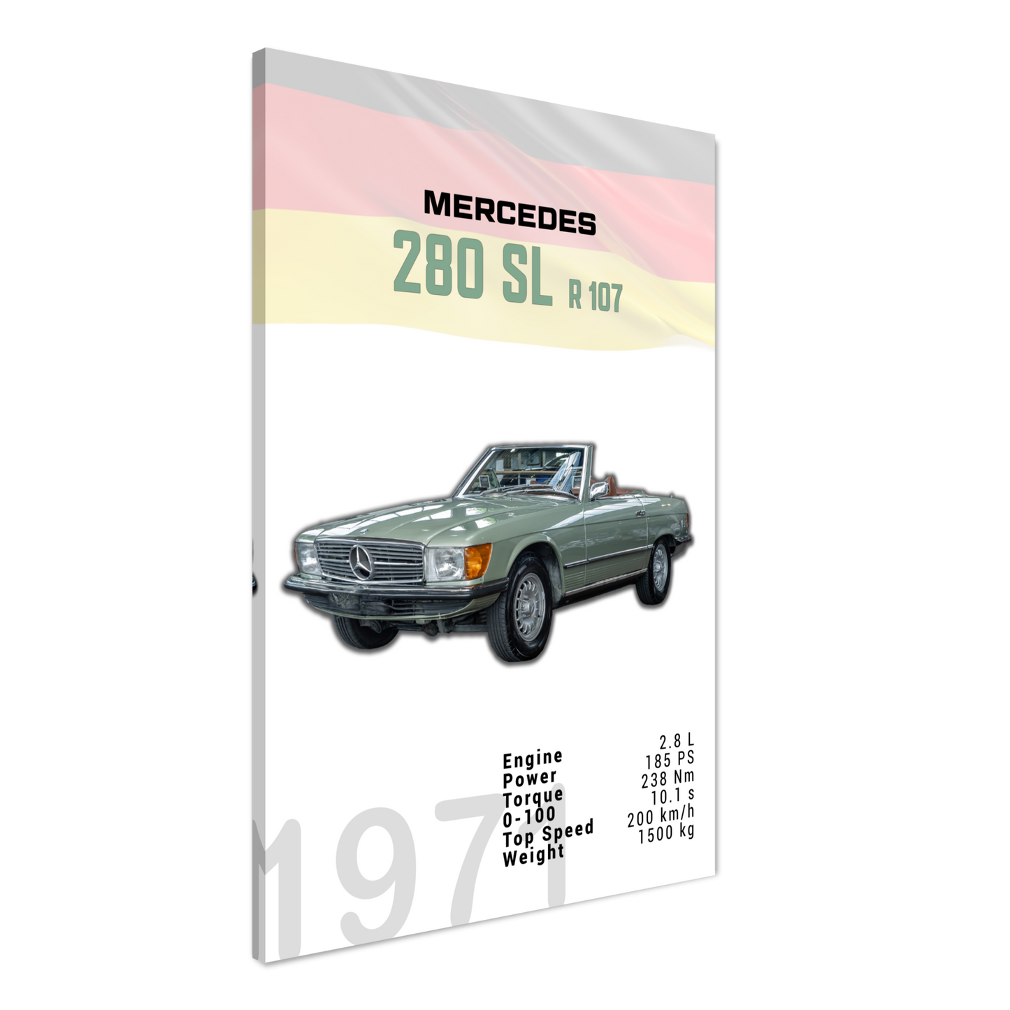 Mercedes 1971 280 SL R107 (BENZ03)