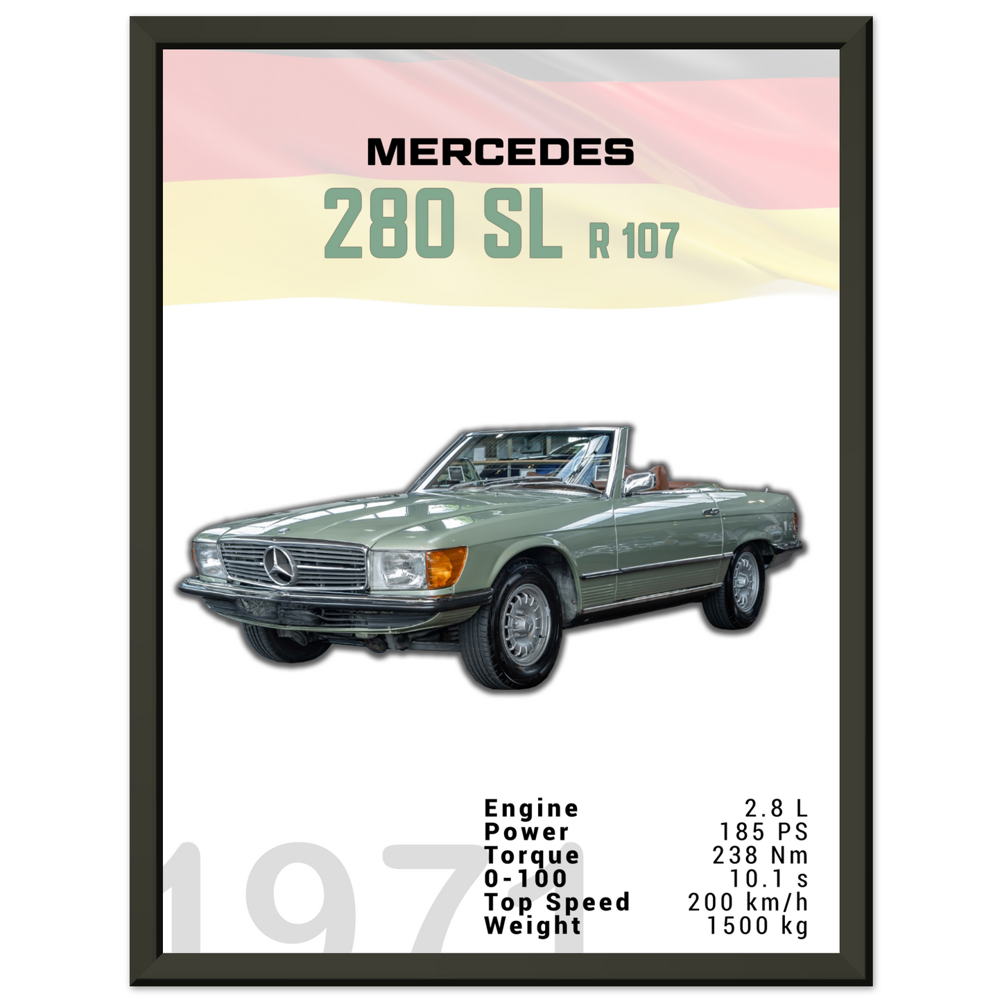 Mercedes 1971 280 SL R107 (BENZ03)