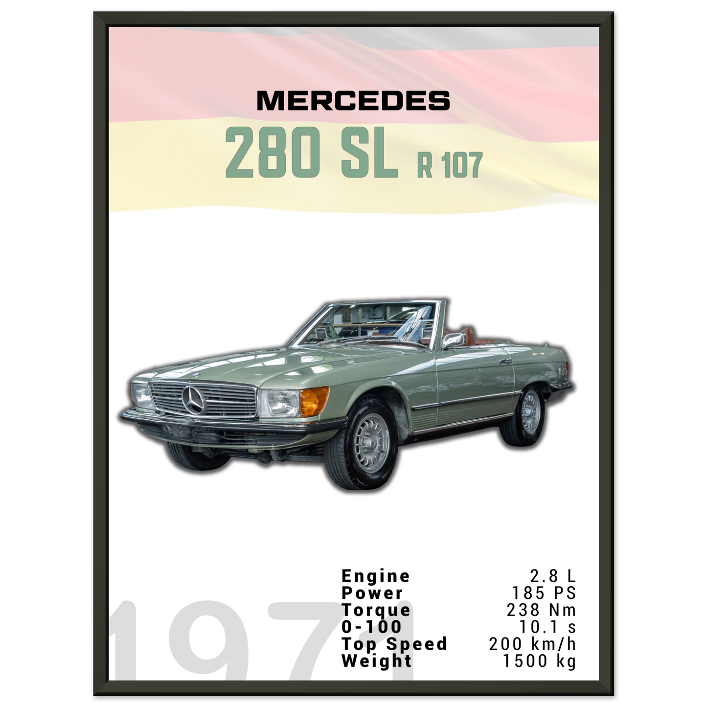 Mercedes 1971 280 SL R107 (BENZ03)