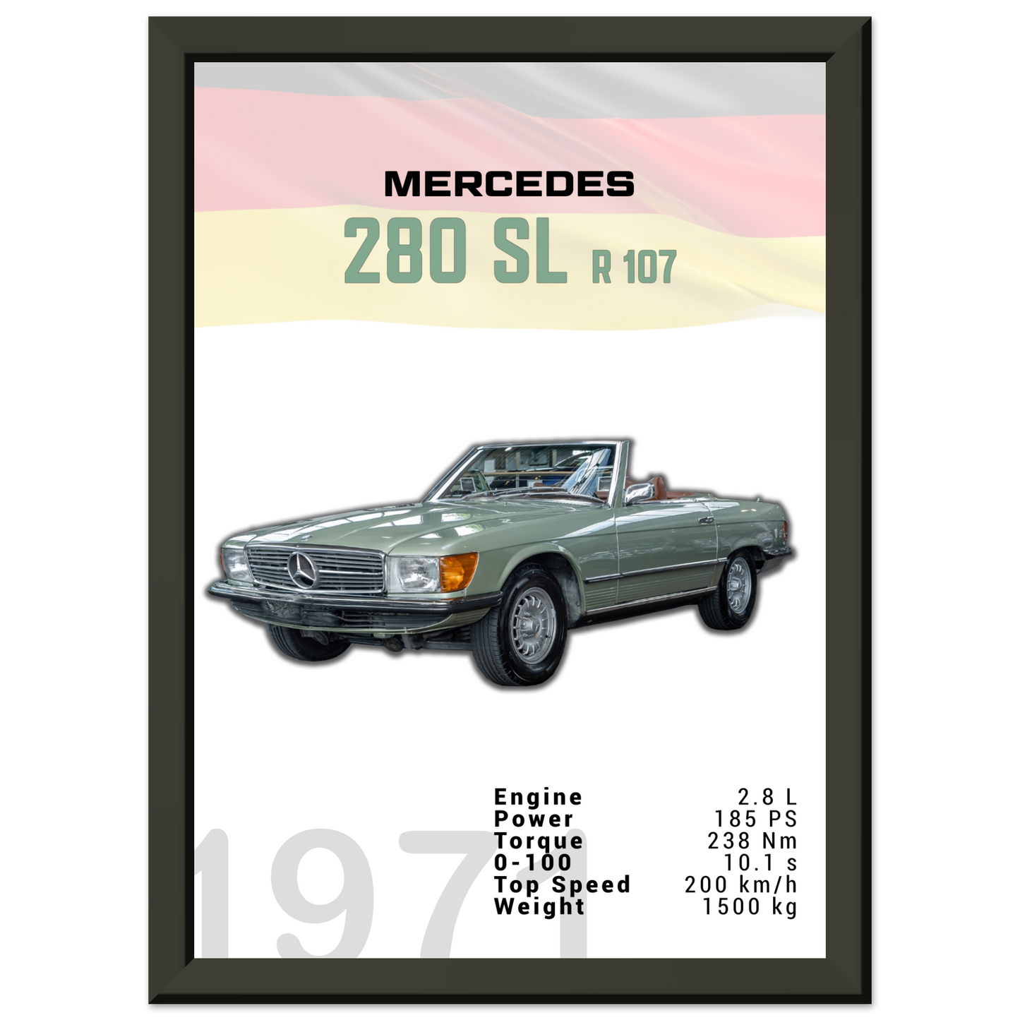 Mercedes 1971 280 SL R107 (BENZ03)