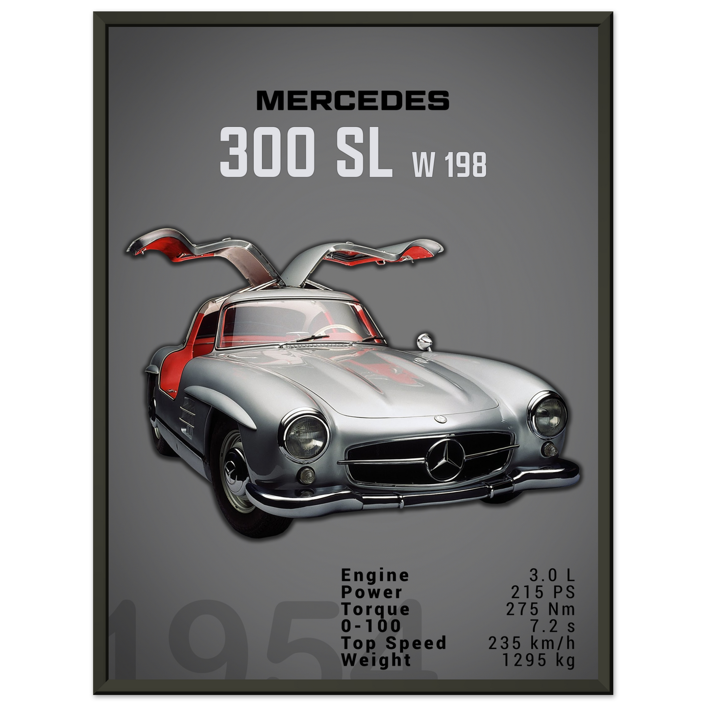 Mercedes 1954 3000 SL W198 (BENZ04D)