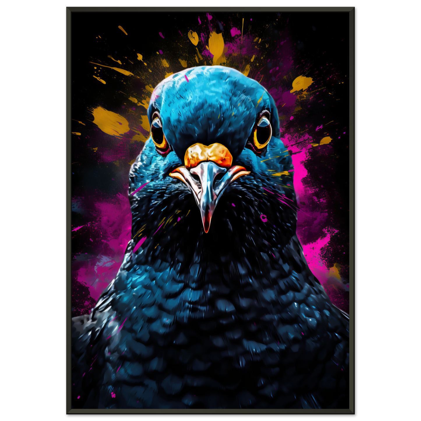 Vogel Taube Pop-Art (BIRD01)