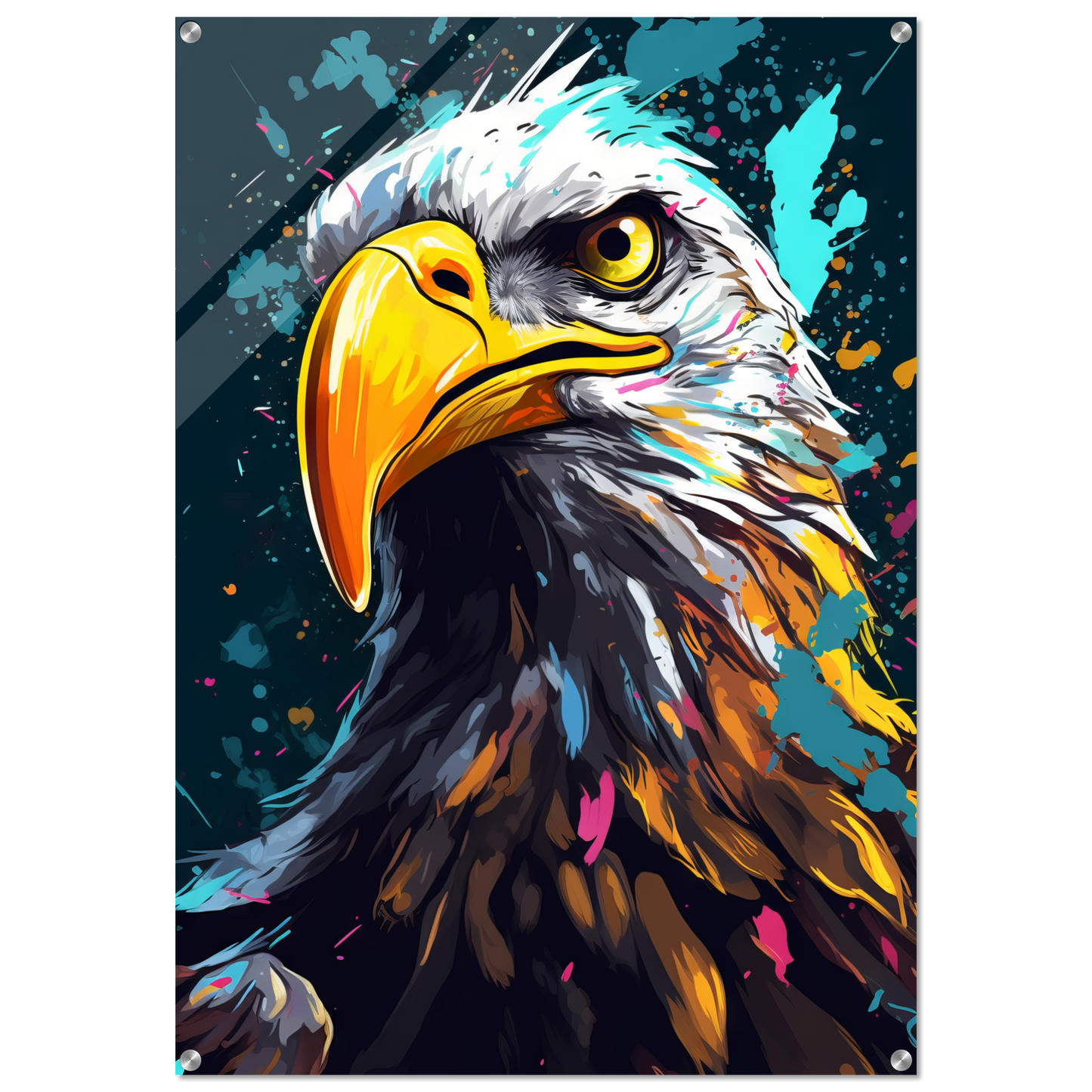 Vogel Möwe Pop-Art (BIRD09)