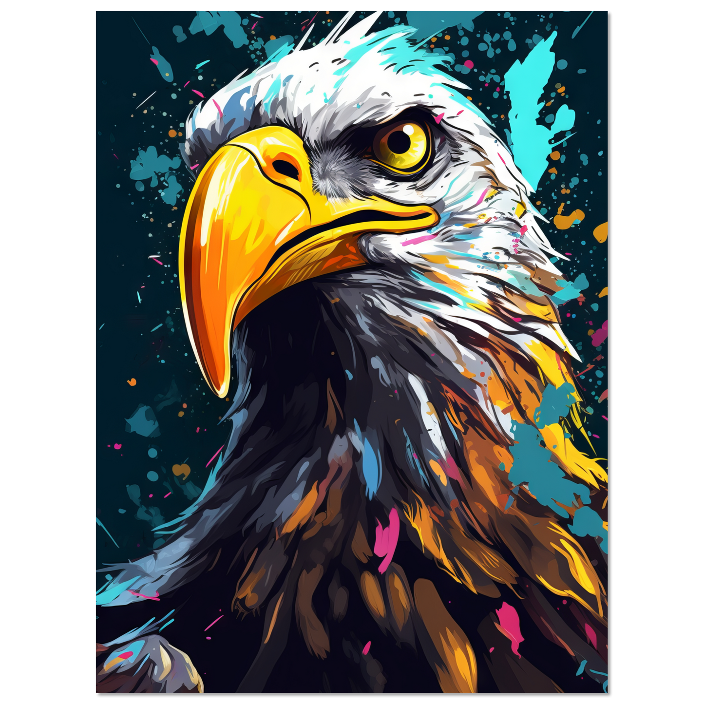 Vogel Möwe Pop-Art (BIRD09)