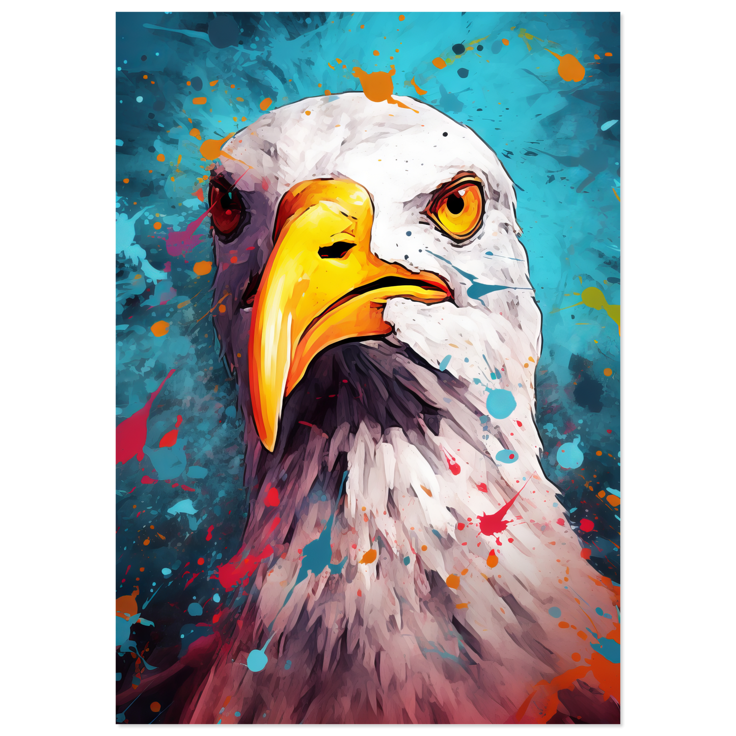 Vogel Möwe Pop-Art (BIRD11)