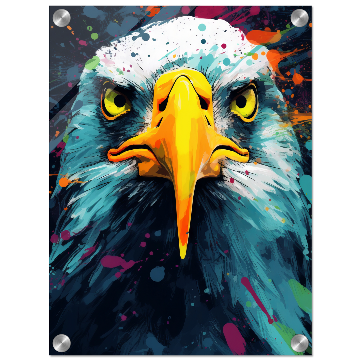 Vogel Möwe Pop-Art (BIRD12)