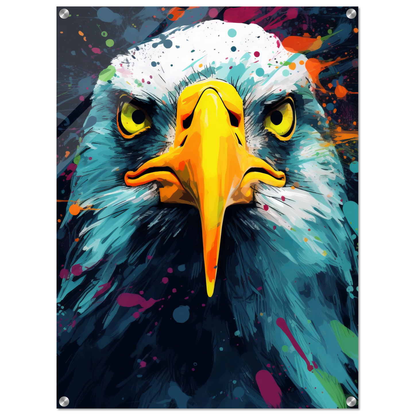 Vogel Möwe Pop-Art (BIRD12)