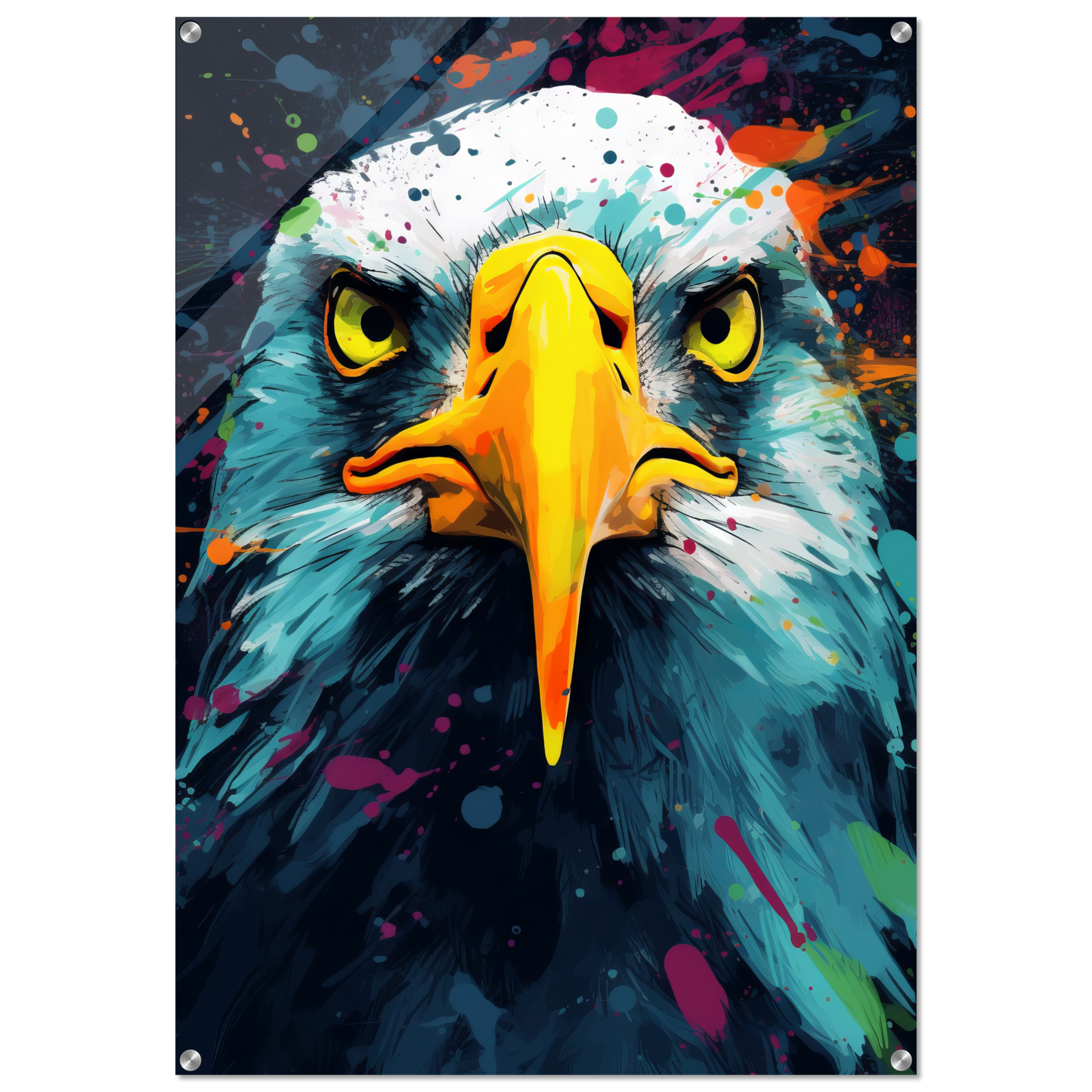 Vogel Möwe Pop-Art (BIRD12)