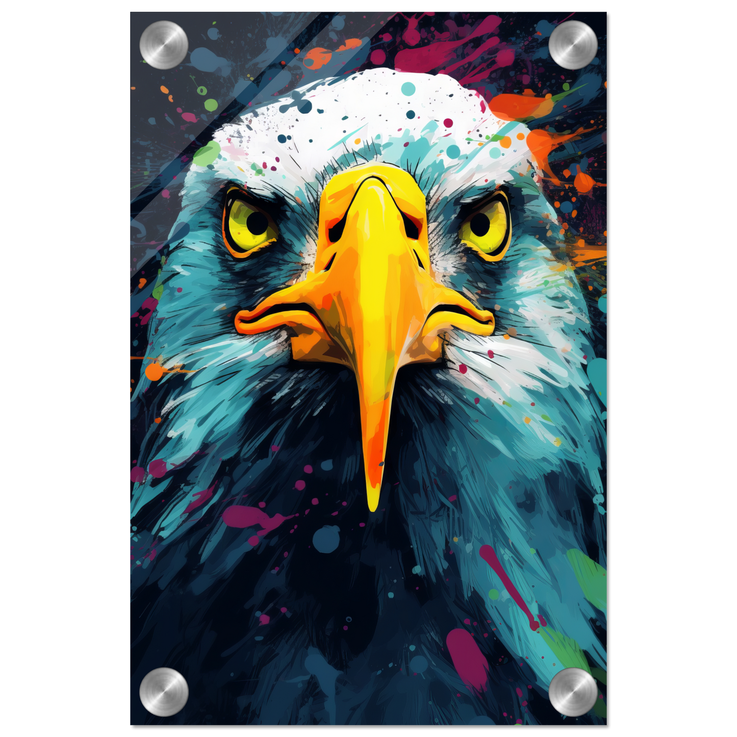 Vogel Möwe Pop-Art (BIRD12)