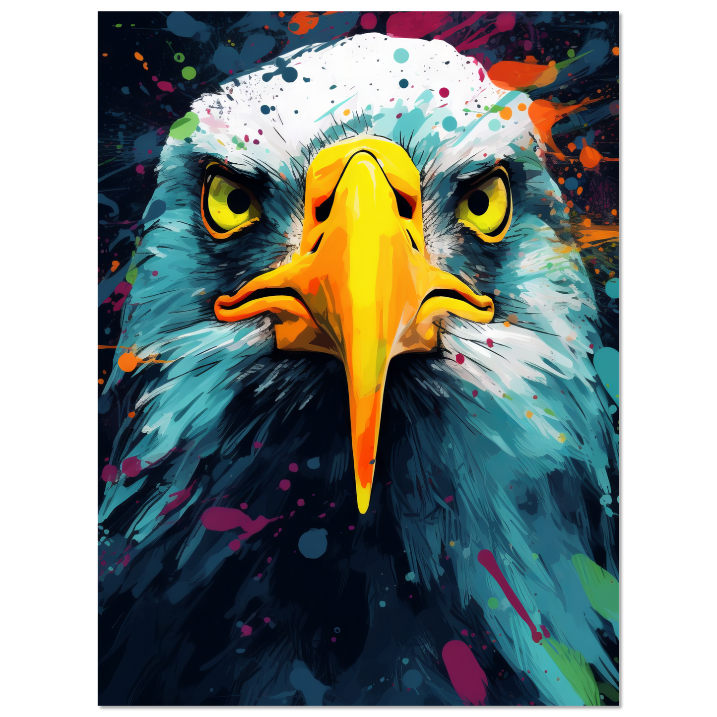 Vogel Möwe Pop-Art (BIRD12)