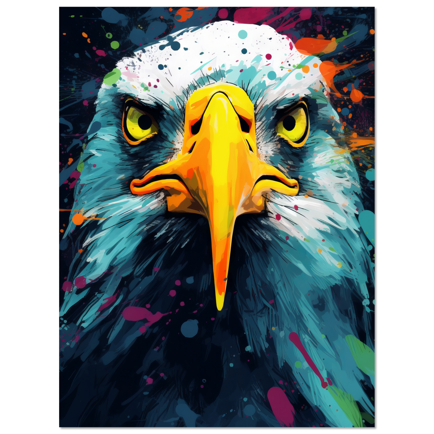 Vogel Möwe Pop-Art (BIRD12)