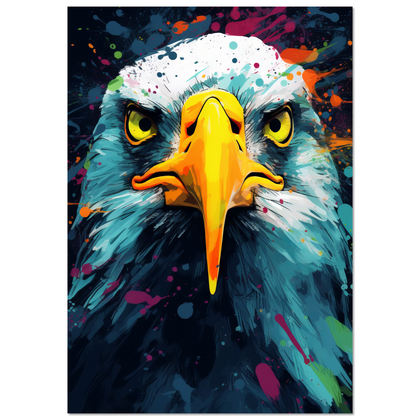 Vogel Möwe Pop-Art (BIRD12)
