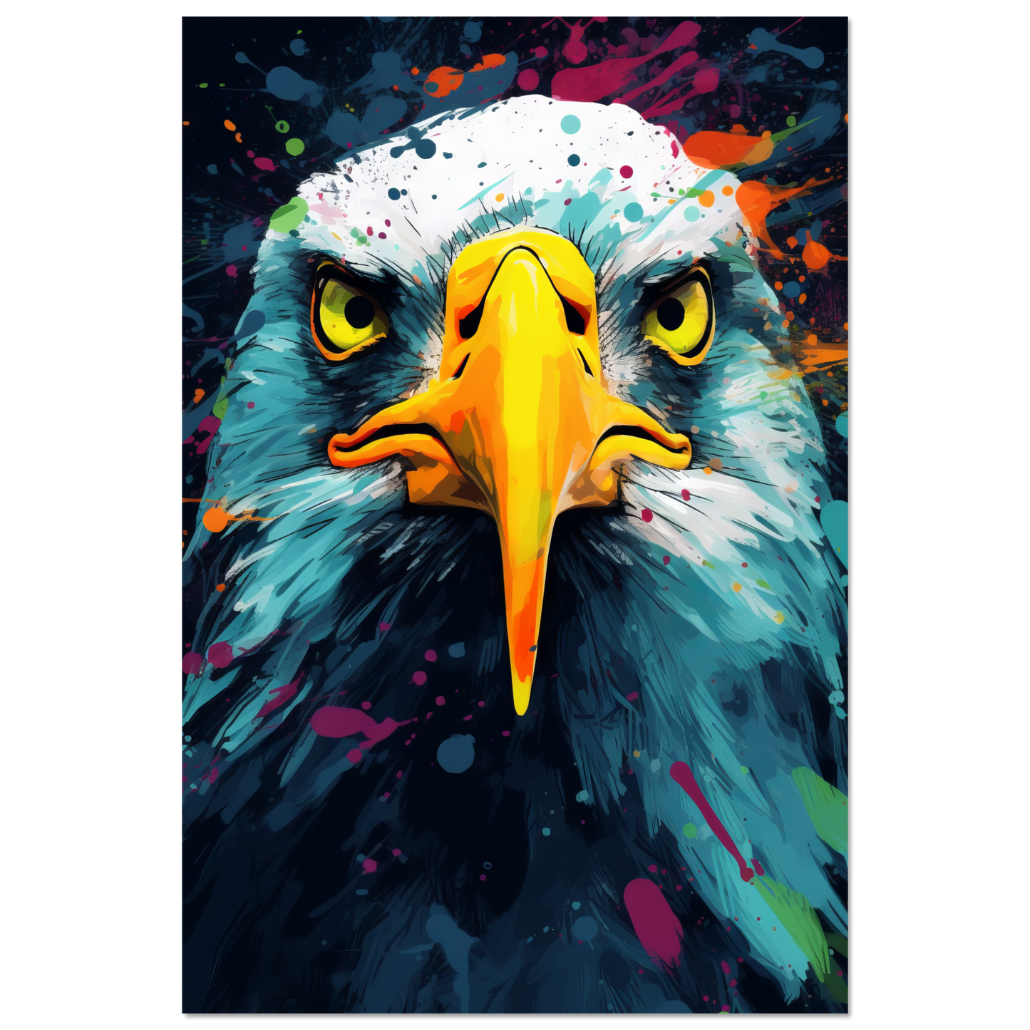 Vogel Möwe Pop-Art (BIRD12)