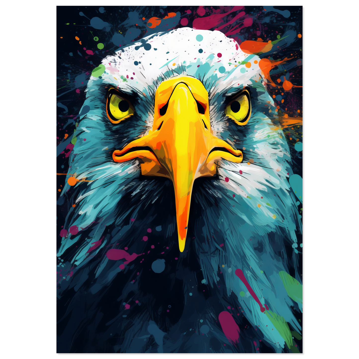 Vogel Möwe Pop-Art (BIRD12)