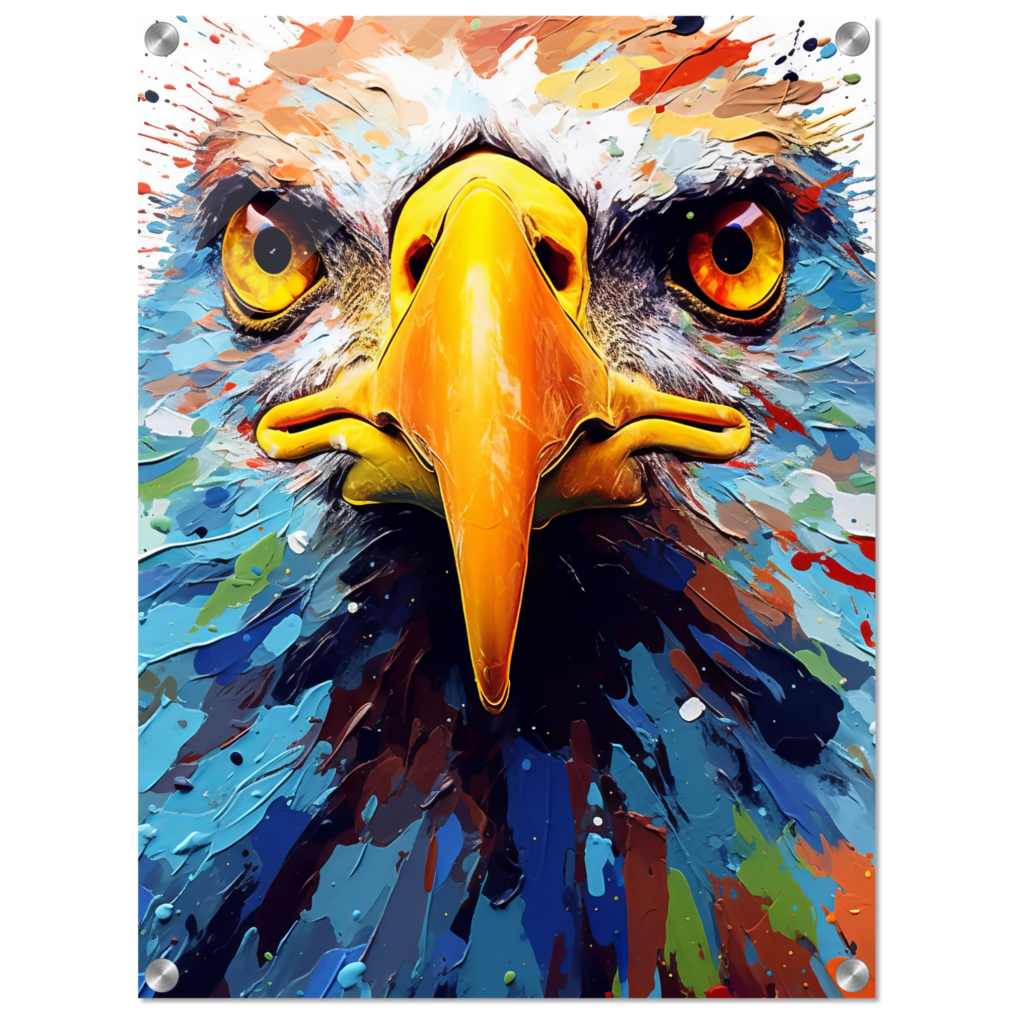 Vogel Möwe Pop-Art (BIRD13)